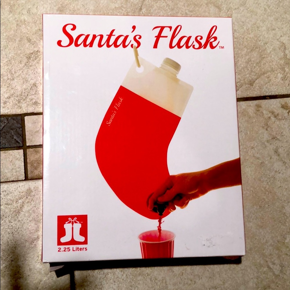 Christmas flask